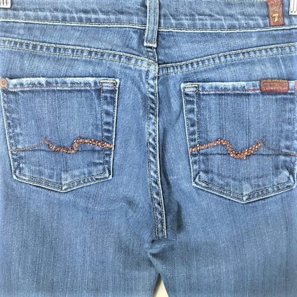 7 For All Mankind Bootcut Rhinestone Pocke… - Picture 4 of 8